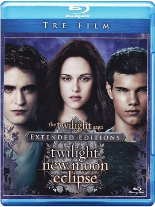 Twilight Saga - Tre Film (Extended Edition, 3 Blu-rays)