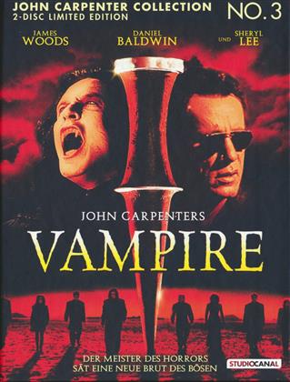 John Carpenters Vampire (1998) (1998) (Cover B, Édition Limitée, Mediabook, Uncut, Blu-ray + DVD)