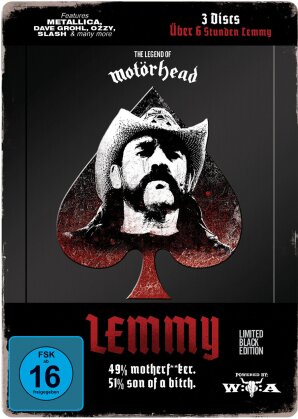Lemmy Kilmister - Lemmy (Limited Black Edition) (Steelbook, 3 DVDs)