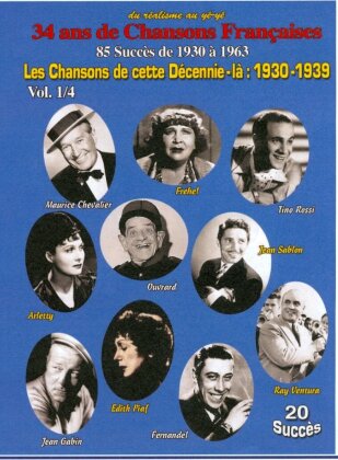 Various Artists - Les Chansons de cette Décennie-là: 1930-1939 Vol. 1/4 (b/w)