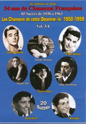 Les Chansons de cette Décennie-là: 1950-1959 Vol. 3/4 (n/b) - Various Artists