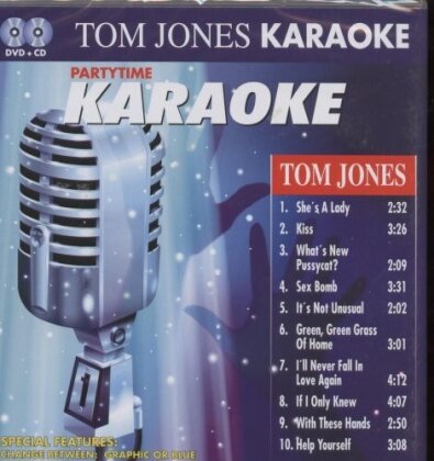 Karaoke - Partytime - Tom Jones (DVD + CD)