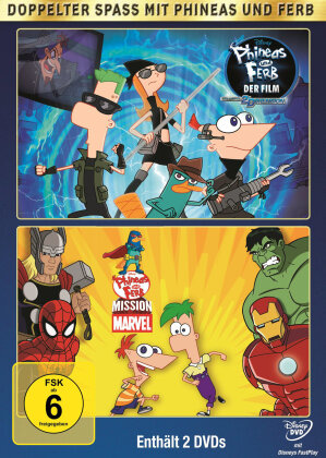 Phineas und Ferb - Der Film - Quer durch die 2. Dimension / Mission Marvel (2 DVD)