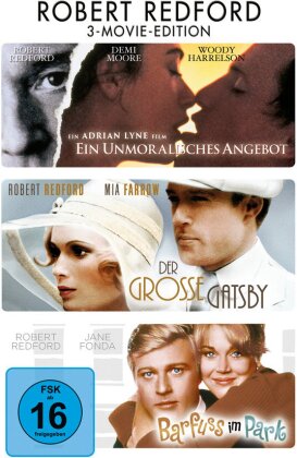 Ein unmoralisches Angebot / Der grosse Gatsby / Barfuss im Park - Robert Redford - 3-Movie-Edition (3 DVDs)