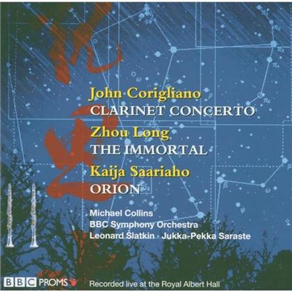 John Corigliano (*1938), Zhou Long (*1953), Kaija Saariaho (*1952), Leonard Slatkin, … - Concerto For Clarinet And Orchestra, The Immortal, Orion