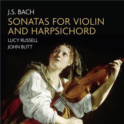 Johann Sebastian Bach (1685-1750), Lucy Russell & John Butt - Six Sonatas For Violin & Harpsichord (2 SACDs)