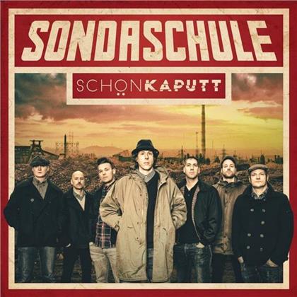 Sondaschule - Schön Kaputt - Fan-Bundle incl. Shirt Gr.L & Sticker (CD + DVD)