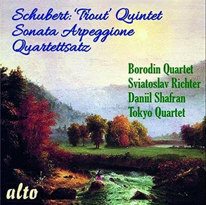 Borodin Quartet, Franz Schubert (1797-1828), Georg Hörtnagel, Daniil Shafran, … - The Trout (Die Forelle) - Sonata Arpeggione - Quartettsatz
