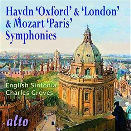 Franz Joseph Haydn (1732-1809), Wolfgang Amadeus Mozart (1756-1791), Sir Charles Groves & English Sinfonia - Oxford, London & Paris Symphonies