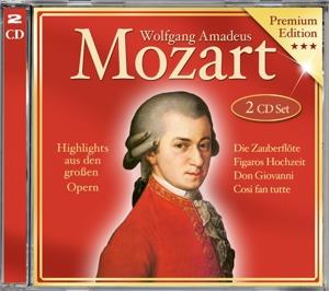 Wolfgang Amadeus Mozart (1756-1791) - Highlights Aus Den Grossen Opern - Zauberflöte, Figaros Hochzeit, Don Giovanni, Cosi Fan Tutte (Premium Edition, 2 CDs)