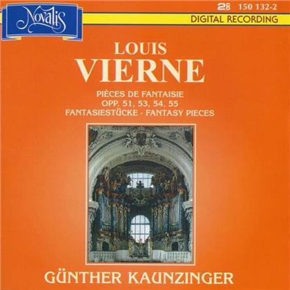 Louis Vierne (1870-1937) & Günther Kaunzinger - Pieces De Fantaisie Op51/1-6, Op53/1-6,Op54/ 1-6. Op55/ 1-6 - Orgel der Stiftsbasilika Waldsassen (2 CDs)
