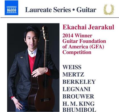 Ekachai Jearakul, Silvius Leopold Weiss (1686-1750), Caspar Joseph Mertz (1806-1856), Berkeley Lennox, Luigi Legnani (1970-1877), … - Guitar Recital - Guitar Foundation Of America (GFA) Competition Winner 2014