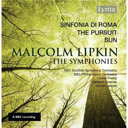 Malcolm Lipkin (*1932), Lionel Friend, Edward Downes, Adrian Leaper, BBC Scottish Symphony Ochestra, … - Symphonies Nos. 1-3