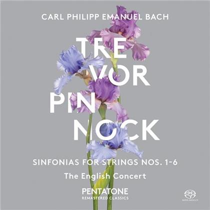 Carl Philipp Emanuel Bach (1714-1788), Trevor Pinnock & English Concert - Sinfonias For Strings (SACD)