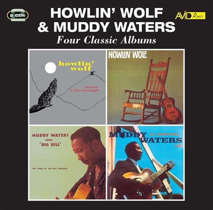 Howlin' Wolf & Muddy Waters - Four Classic Albums (2 CDs)