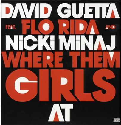 David Guetta - Where Them Girls At (Remixes) (12" Maxi)