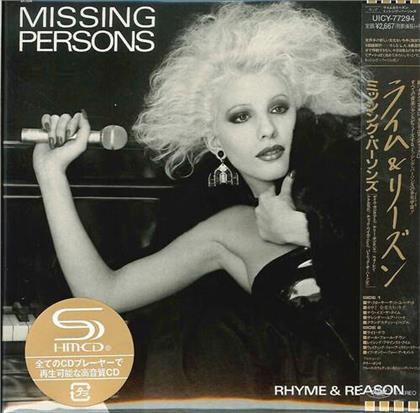 Missing Persons - Rhyme (Japan Edition)