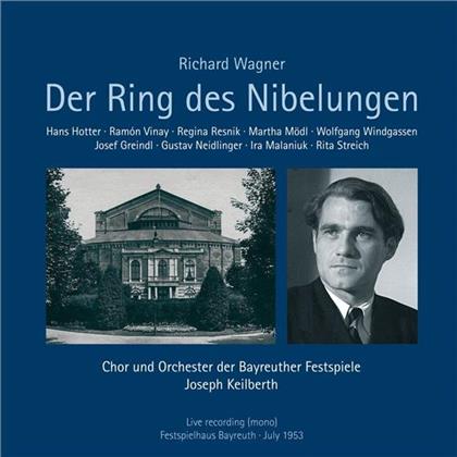 Martha Mödl, Hans Hotter, Ramon Vinay, Regina Resnik, … - Der Ring Des Nibelungen - Liverecording Mono, Festspielhaus Bayreuth, Juli 1953 (12 CDs)