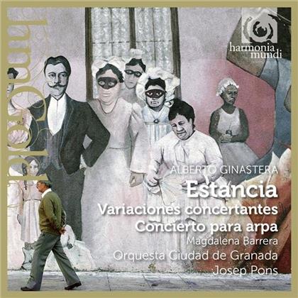 Alberto Ginastera (1916-1983), Josep Pons, Magdalena Barrera & Orquesta Ciudad De Granada - Estancia - Variciones Concertantes, Concierto Para Harpa