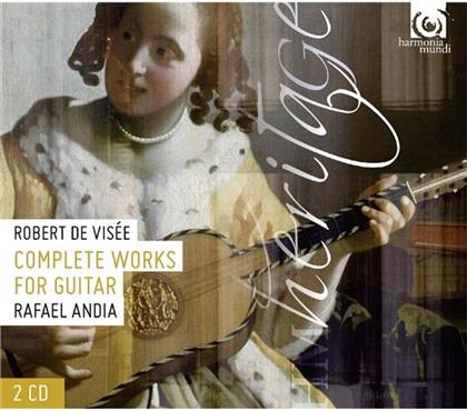 Robert de Visée (1665-1732/3) & Rafael Andia (1942-) - Complete Works For Guitar (2 CDs)