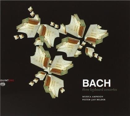 Pieter-Jan Belder, Johann Sebastian Bach (1685-1750), Carl Philipp Emanuel Bach (1714-1788), Johann Christian Bach (1735-1782) & Musica Amphion - Three Keyboard Concertos