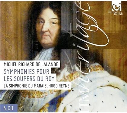 Michel-Richard de Lalande (1657-1726), Hugo Reyne & La Simphonie du Marais - Symphonies Pour Les Soupers Du Roy (4 CD)