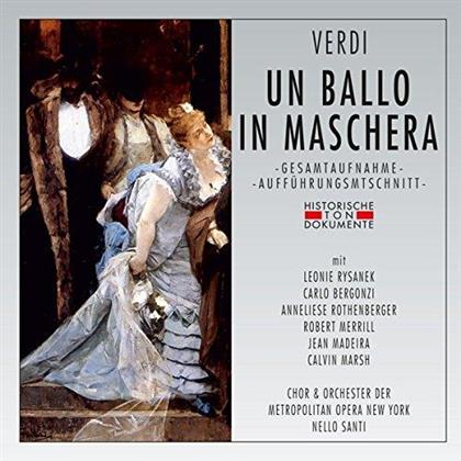 Leonie Rysanek, Carlo Bergonzi, Anneliese Rothenberger, Robert Merrill, … - Un Ballo In Maschera - New York 1962 (2 CD)