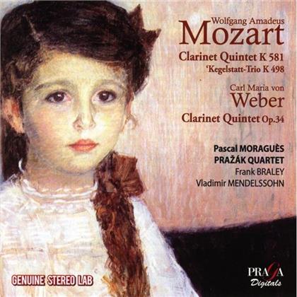 Quatuor Prazak, Wolfgang Amadeus Mozart (1756-1791), Weber Christiane, Pascal Moragués, … - Clarinet Quintet K.581 / Clarinet Quinte