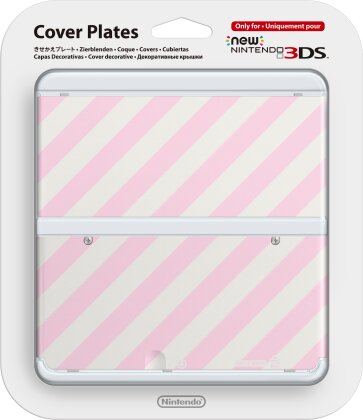3DS Cover 014 Rosa-Weiß Gestreift
