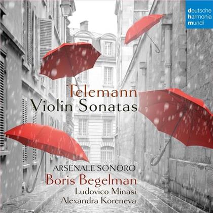 Arsenale Sonora, Ludovico Minasi, Alexandra Koreneva, Georg Philipp Telemann (1681-1767) & Boris Begelman - Violin Sonatas