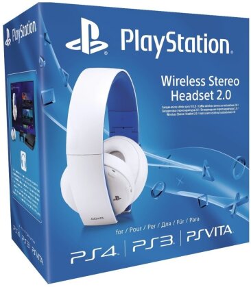 Sony Official Stereo 2.0 Wireless Headset white
