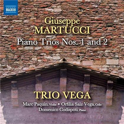 Trio Vega, Giuseppe Martucci (1856-1909), Marc Paquin, Orfilia Saiz-Vega & Domenico Codispoti - Klaviertrios