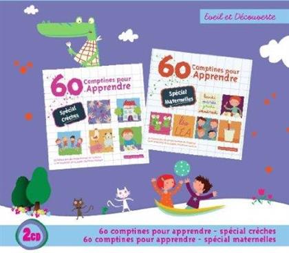 Compilation Enfants (60 Comptines Pour Apprendre) (2 CDs)