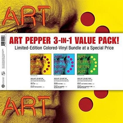 Art Pepper - 3 In 1 Value Pack (Colored, 3 LPs)