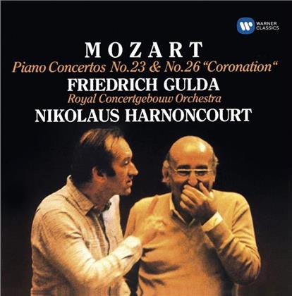Wolfgang Amadeus Mozart (1756-1791), Nikolaus Harnoncourt, Friedrich Gulda (1930-2000) & Concertgebow Orchestra - Klavierkonzerte 23&26, Krönungskonzert - Referenzaufnahme