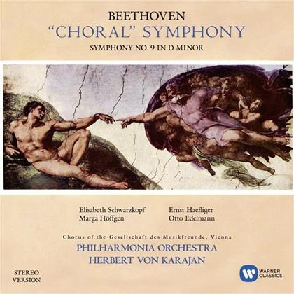 Elisabeth Schwarzkopf, Marga Höffgen, Ludwig van Beethoven (1770-1827), Herbert von Karajan & Philharmonia Orchestra London - Sinfonie Nr.9 - Stereo - Referenzaufnahme