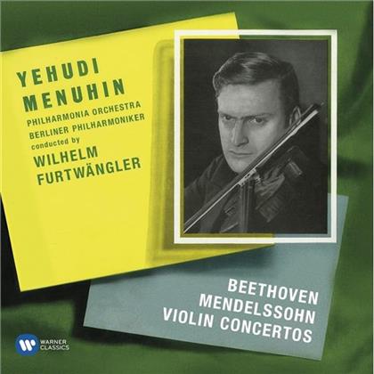 Ludwig van Beethoven (1770-1827), Felix Mendelssohn-Bartholdy (1809-1847), Wilhelm Furtwängler, Sir Yehudi Menuhin & Berliner Philharmoniker - Violinkonzerte - Referenzaufnahme