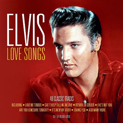 Elvis Presley - Love Songs - Not Now Records, Red Vinyl (Colored, 3 LPs)