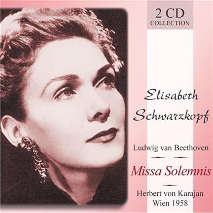 Ludwig van Beethoven (1770-1827), Herbert von Karajan, Elisabeth Schwarzkopf & Philharmonia Orchestra - Missa Solemnis (2 CDs)