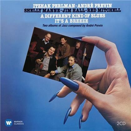 André Previn (*1929), Red Mitchell, Itzhak Perlman, Shelly Manne & André Previn (*1929) - A Different Kind Of Blues / It's A Breeze - Two Albums Of Jazz Composed By Andre Previn - ITZHAK PERLMAN EDITION 24 (2 CDs)