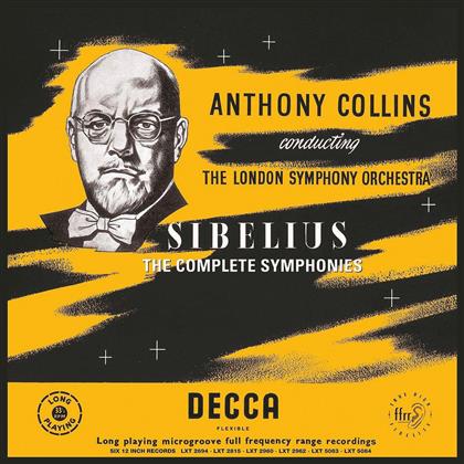 Jean Sibelius (1865-1957), Anthony Collins & The London Symphony Orchestra - Sibelius - The Complete Symphonies (6 LPs)