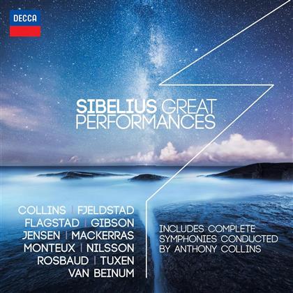 Anthony Collins, Eduard van Beinum, Hans Rosbaud & Oivin Fjeldstad - Sibelius - Great Performances (11 CDs)