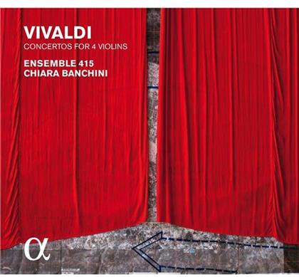 Antonio Vivaldi (1678-1741), Chiara Banchini & Ensemble 415 - Concertos For Four Violins, Op. 3