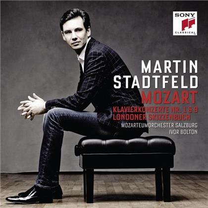 Martin Stadtfeld, Wolfgang Amadeus Mozart (1756-1791), Ivor Bolton & Mozarteum Orchester Salzburg - Salzburger Klavierkonz. 1+9 / Londoner Skizzenbuch (2 CDs)