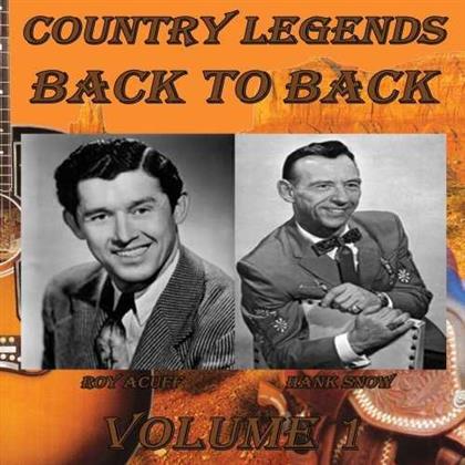 Hank Snow & Roy Acuff - Country Legends Back To Back V.1