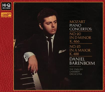 Wolfgang Amadeus Mozart (1756-1791), Daniel Barenboim & English Chamber Orchestra - Piano Concertos No. 20 & 23 - XRCD24