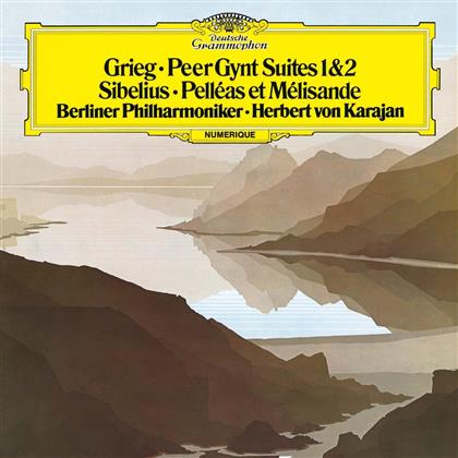 Edvard Grieg (1843-1907), Jean Sibelius (1865-1957), Herbert von Karajan & Berliner Philharmoniker - Grieg: Peer Gynt Suites 1&2, Sibelius: Pelléas Et Mélisande
