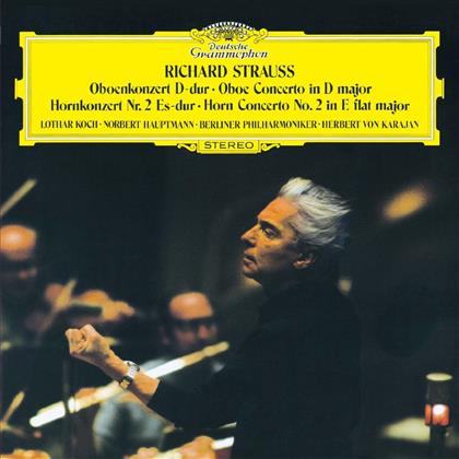 Herbert von Karajan, Lothar Koch, Norbert Hauptmann & Berliner Philharmoniker - Oboenkonzert D-Dur; Hornkonzert 3 Es-Dur - Platinum SHM CD