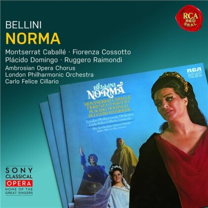 Vincenzo Bellini (1801-1835), Carlo Felice Cillario, Ruggero Raimondi, Montserrat Caballé, Fiorenza Cossotto, … - Norma (Remastered, 3 CDs)