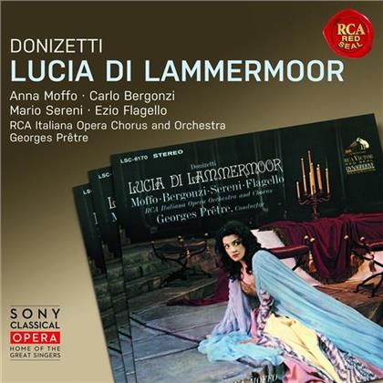 Gaetano Donizetti (1797-1848), Georg Prêtre, Anna Moffo & Carlo Bergonzi - Lucia Di Lammermoor (Version Remasterisée, 2 CD)